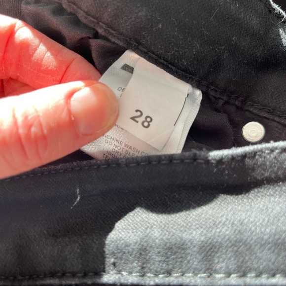 NKLS Straight leg Black Jeans size 28 - Picture 5 of 6